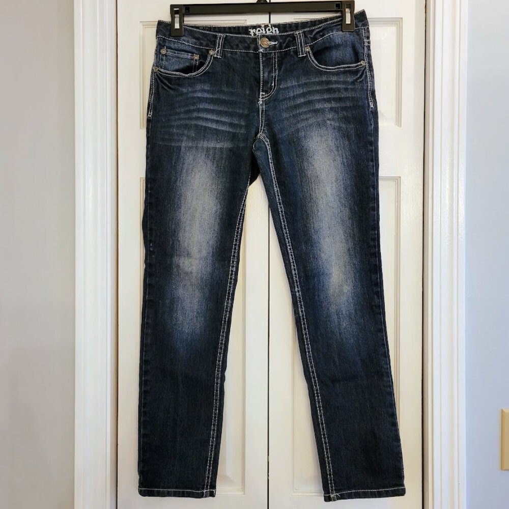 Reign Straight Leg Jeans, Juniors Size 11S